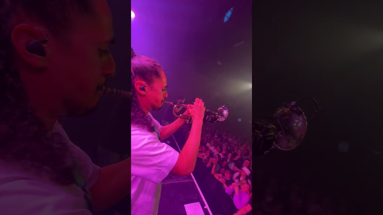 Trumpet solo at melkweg - big flo et oli et lescure maxime