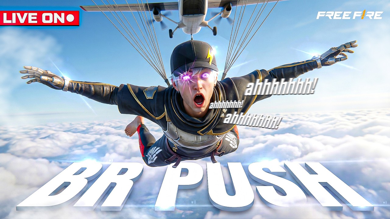Free Fire Live 🔴 BR Rank Push | Road to Grandmaster 😱 | IPGJATT