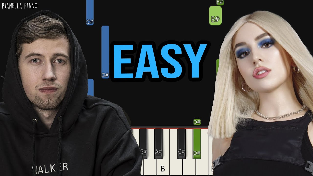 Alan Walker & Ava Max - Alone, Pt. II | EASY Piano Tutorial by Pianella Piano