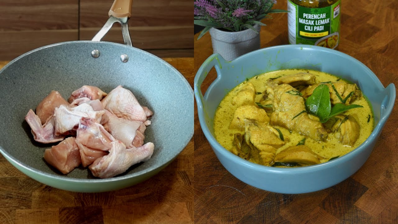 Resepi terpaling senang, Ayam Masak Lemak Cili Padi