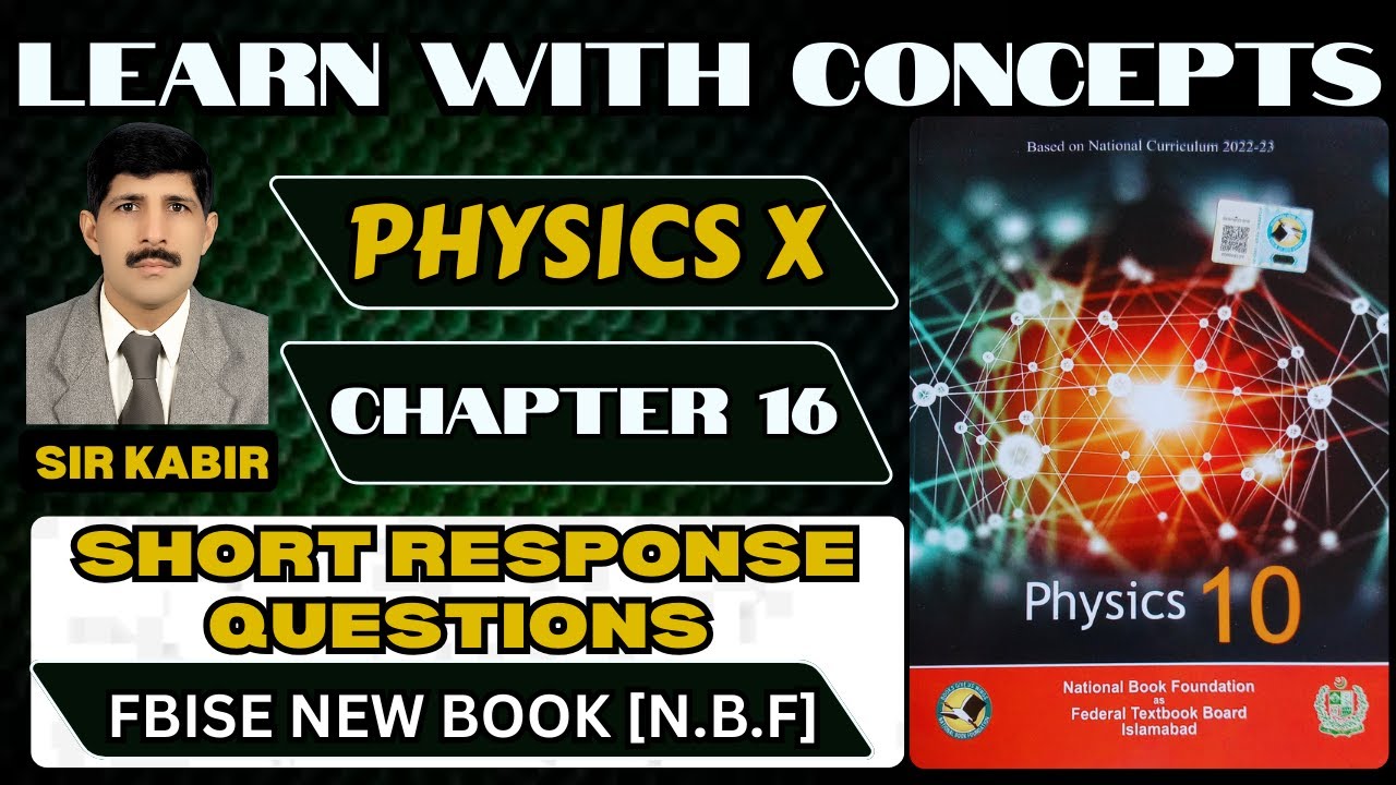 Short Response Questions | Chapter 16 Current Electricity |10 Physics |NBF New Book| FBISE