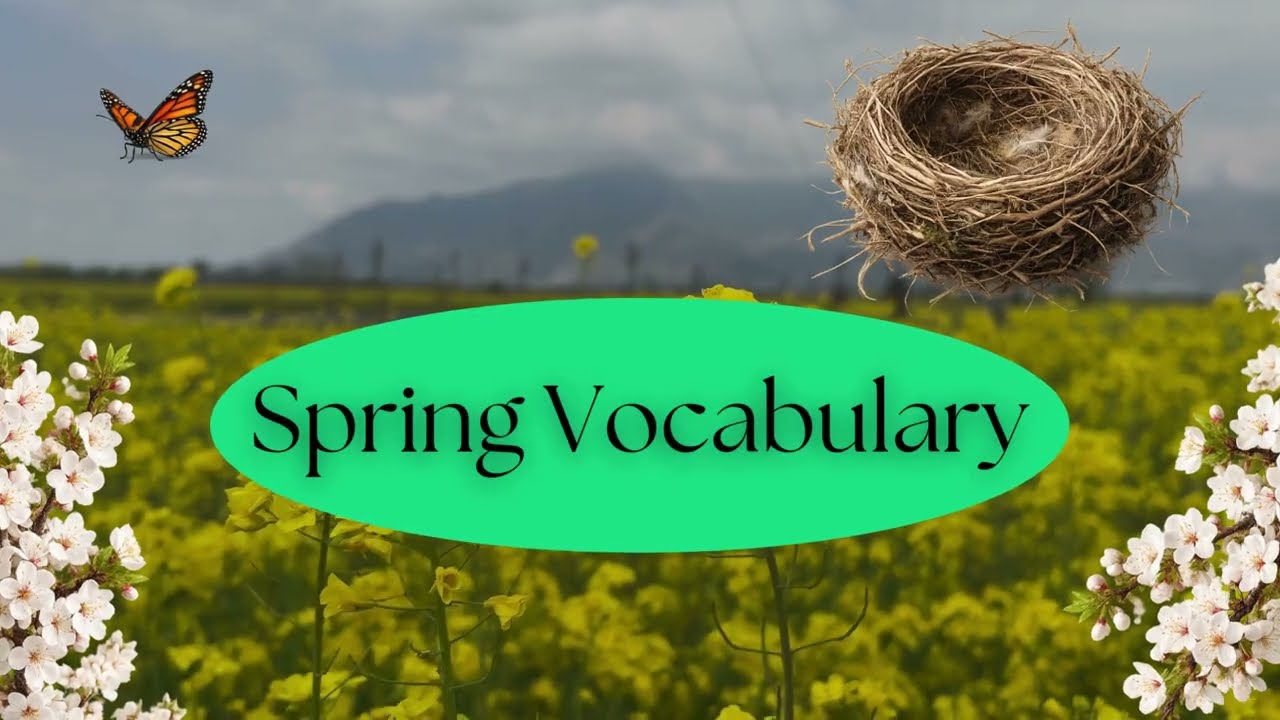 Spring Vocabulary in English