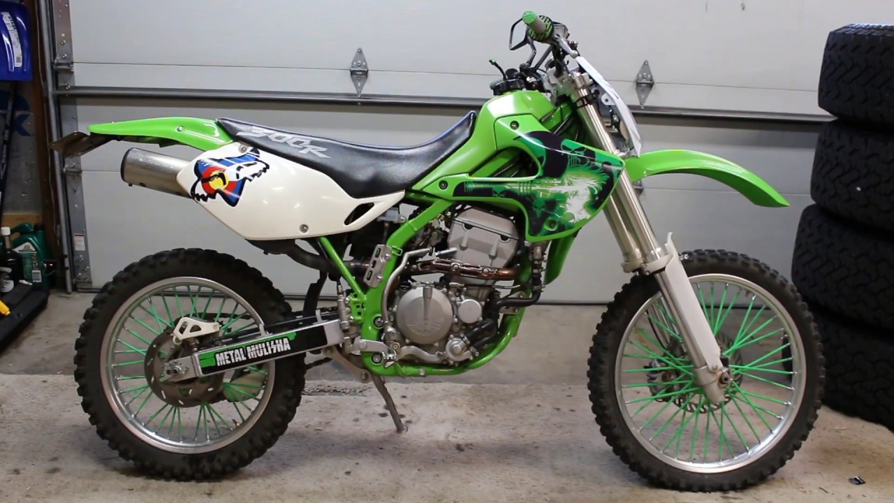 DIY Kawasaki KLX300R Oil Change & Oil Filter Change - KLX300  KLX 300R KLX 300 R