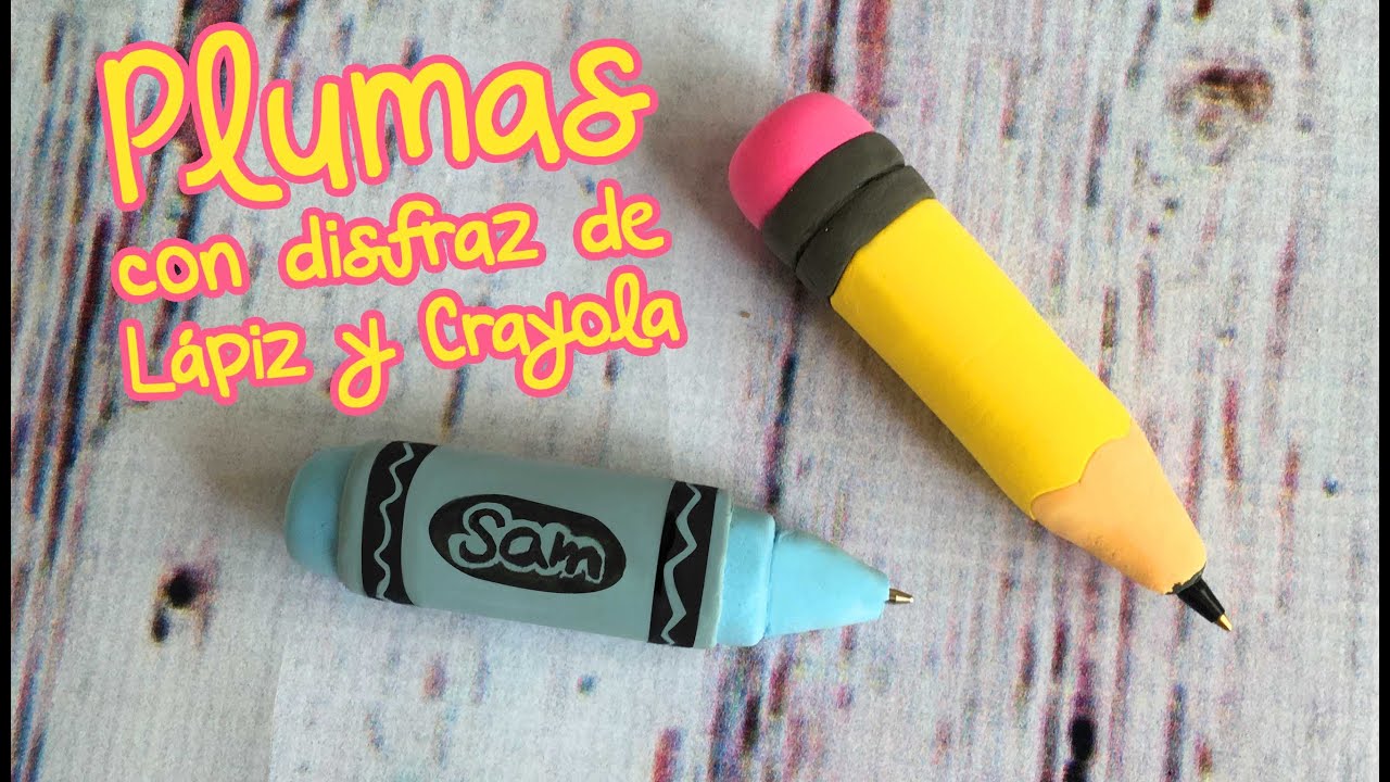 Lapiz y Crayola de Foamy Moldeable ::