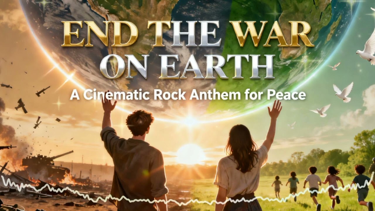 Покончим с войной на Земле | Кинематографический рок-гимн за мир #рок #новаямузыка #новое