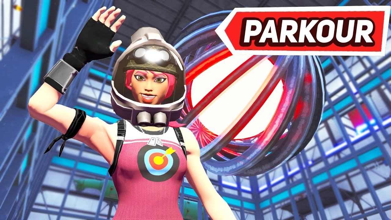*PARKOUR ESCAPE ROOM* ESTACION ESPACIAL EN LLAMAS FORTNITE PARKOUR