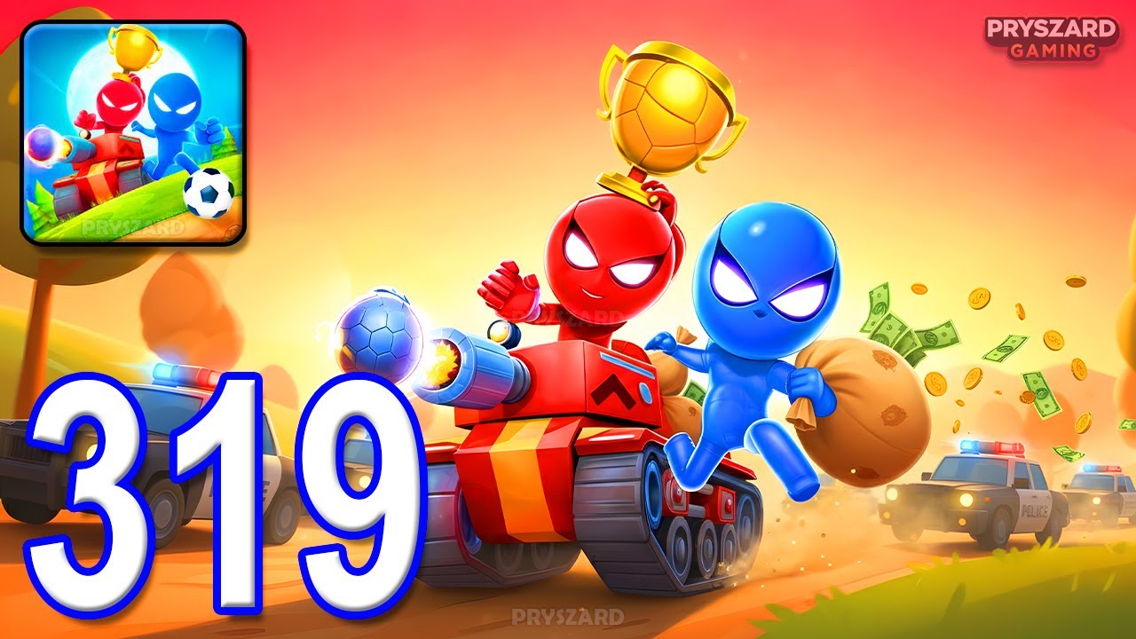 Stickman Party - Gameplay Part 319 Random Funny MiniGames 1 2 3 4 Plyer Free New Update Adventure