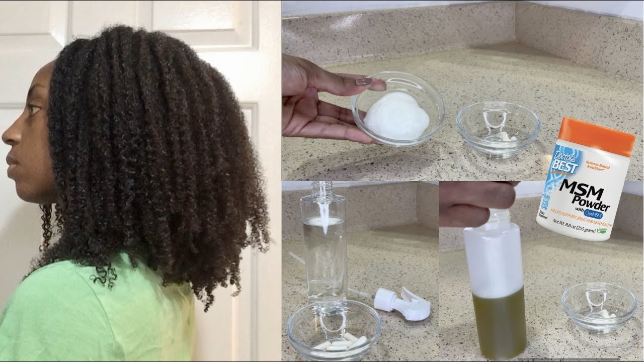 3 Ways To Use MSM For Extreme Hair Growth | TRIPLE your HAIR GROWTH rate with MSM