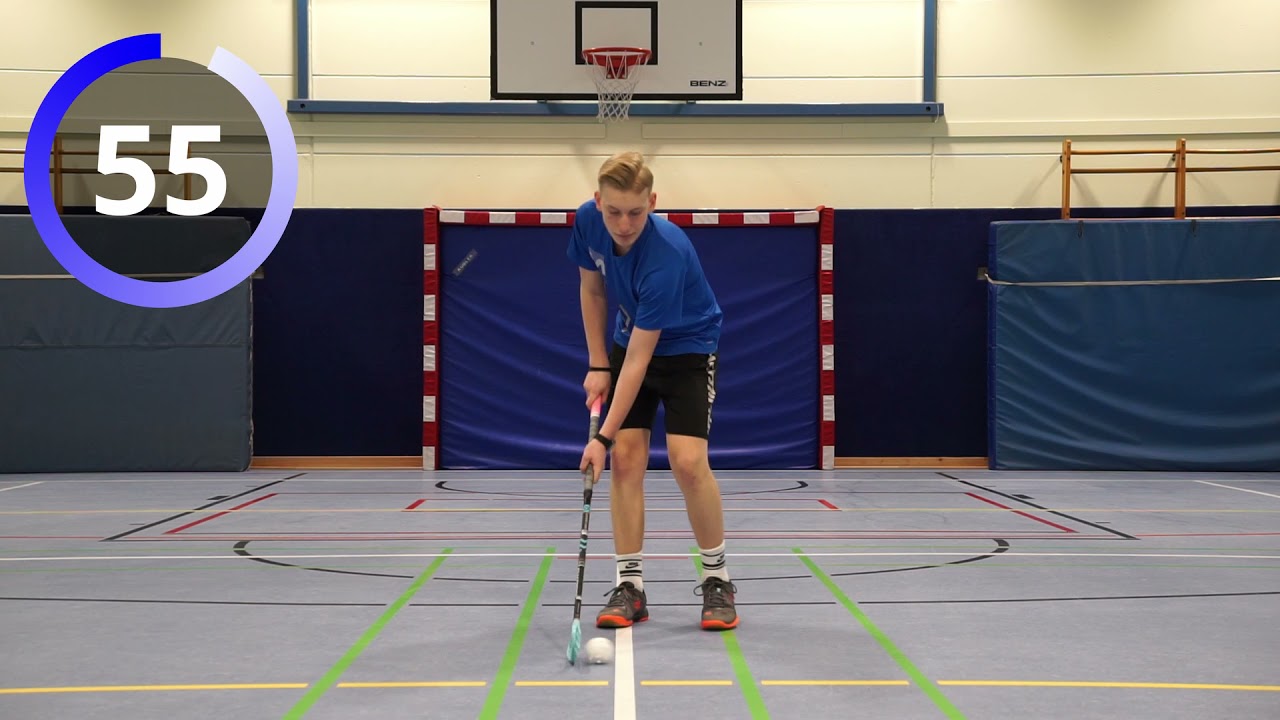 Basic Stickhandling #3 | 5 min Stickhandling follow along | Floorball Session