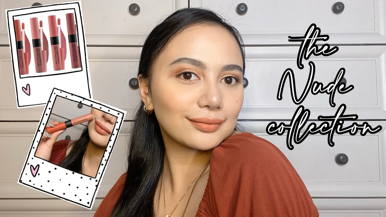 TRYING OUT MAYBELLINE SENSATIONAL LIQUID MATTE LIPTINT: THE NUDE COLLECTION ❤️