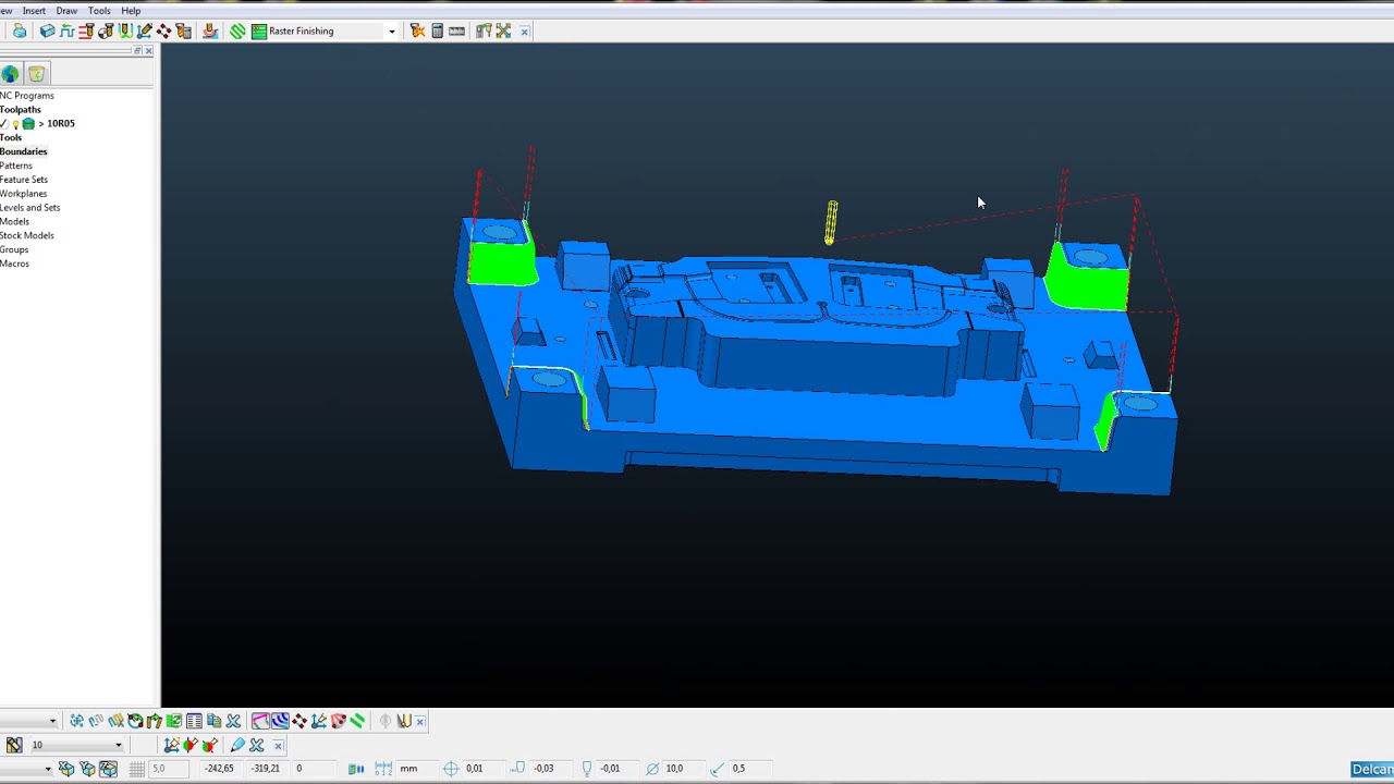 POWERMILL CONSTANT Z FINISHING