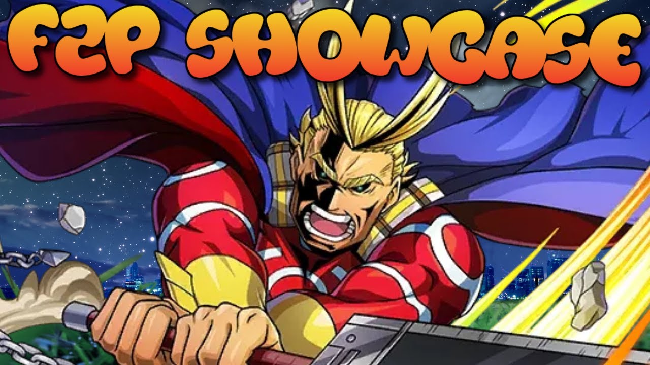 NEW F2P Heroes Assemble All Might Showcase! My Hero Ultra Impact!