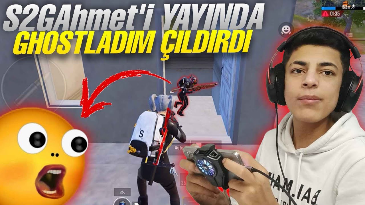 S2GAhmeti YAYINDA GHOSTLADIM (ÇILDIRDI)!! 😳PUBG MOBİLE