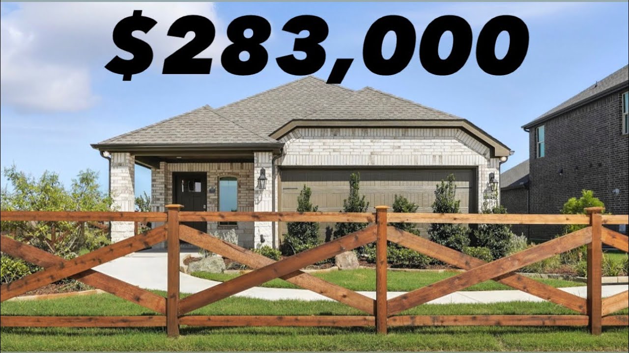$283k 25 mins from FRISCO, TX | AFFORDABLE NEW HOMES NEAR FRISCO
