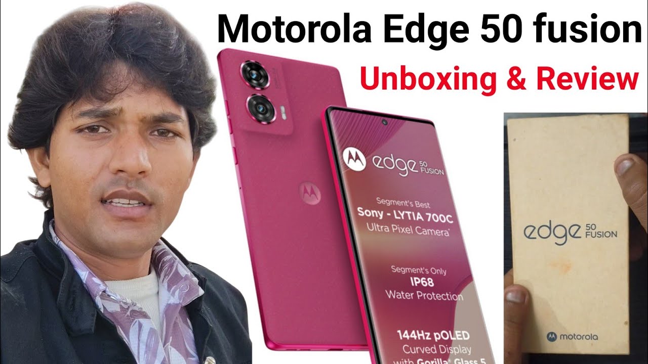 Motorola Edge 50 Fusion Unboxing & Review 😀 5G Smartphone ₹ 22,999 Only 