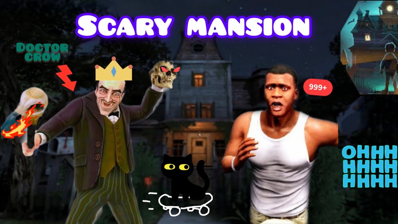 FINNALLY ESCAPE SCARY MANSION 😱😱