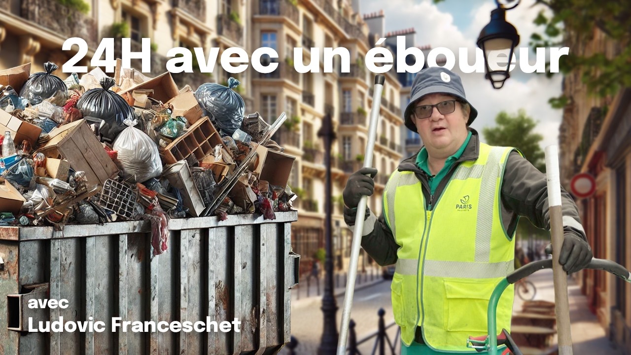 Une journée avec éboueur star, Ludovic Franceschet !! ⭐️