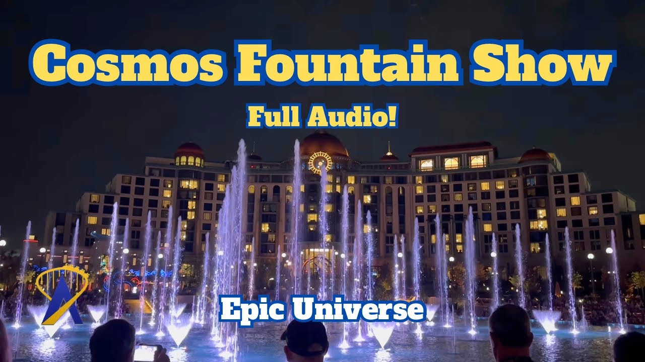 ✨ Witness the Nighttime Magic of Universal Epic Universe! ✨ - Cosmos Fountain Show