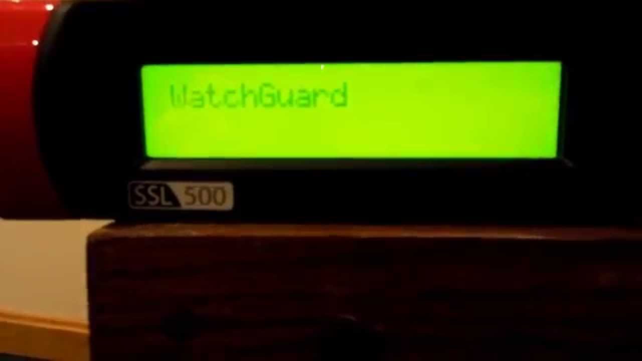 How to flash pfSense on a Watchguard x550e, x750e, x1250e, or SSL 500 firewall