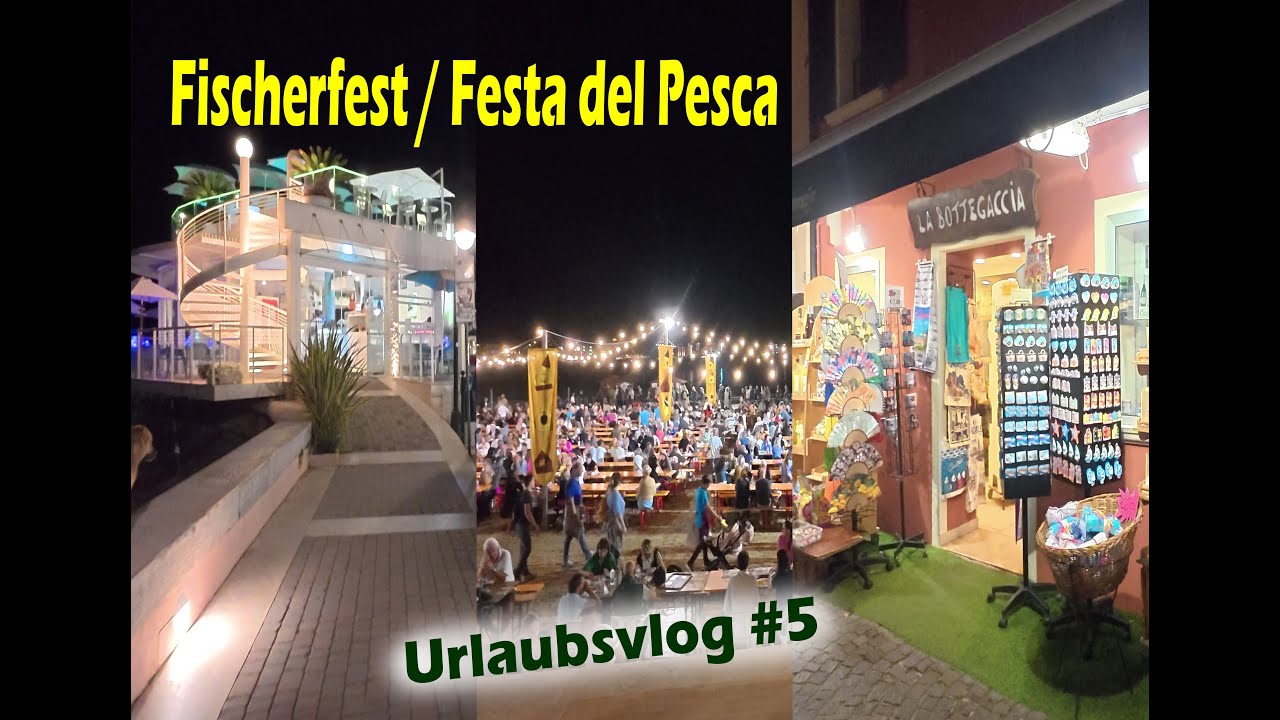 Fischerfest in Caorle | Urlaub Italien | 4K | Manuel Unterwegs