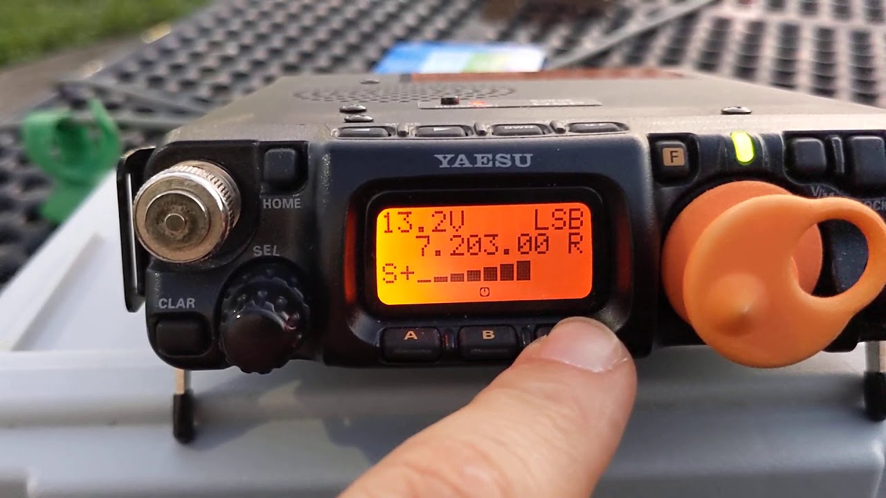QRP Testing in receiving the IAC Doublebazooka for 40 meters.