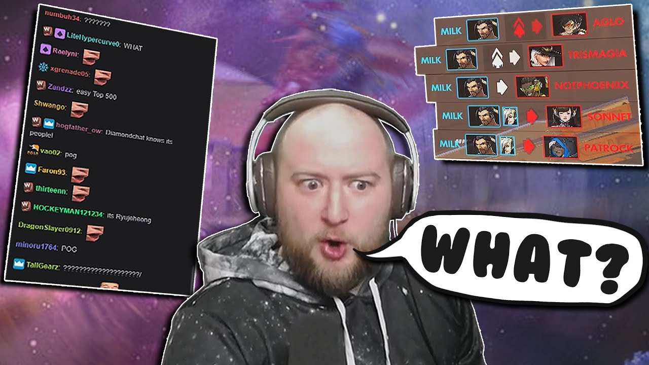 Jayne reacts to my Hanzo and Widowmaker montage WITH CHAT in Guess My SR - Overwatch