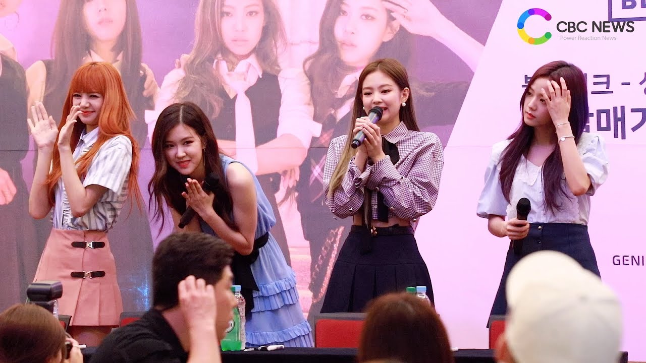 [스타ting] 블랙핑크(Black Pink) 데뷔 후 첫 팬사인회 인사