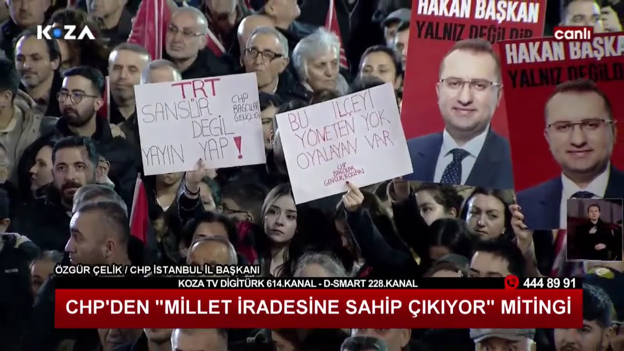 CHP'den Millet İradesine Sahip Çıkıyor Mitingi  #CanlıYayın