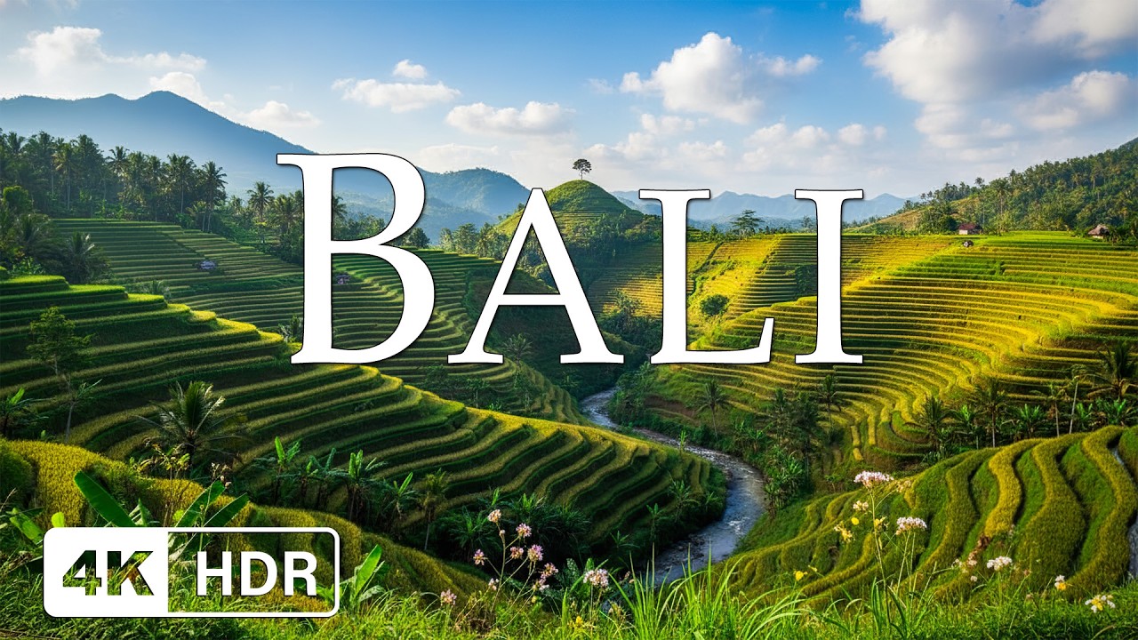Bali 4K Ultra HD 🌿 Stunning Tropical Landscapes & Peaceful Relaxing Music