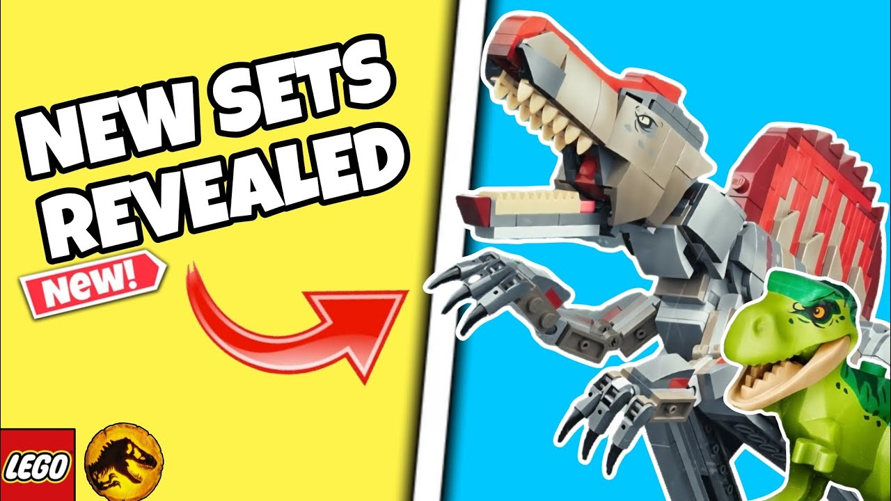 НОВЫЕ ДИНОЗАВРЫ! Представлены новые наборы Lego Jurassic World 2026!