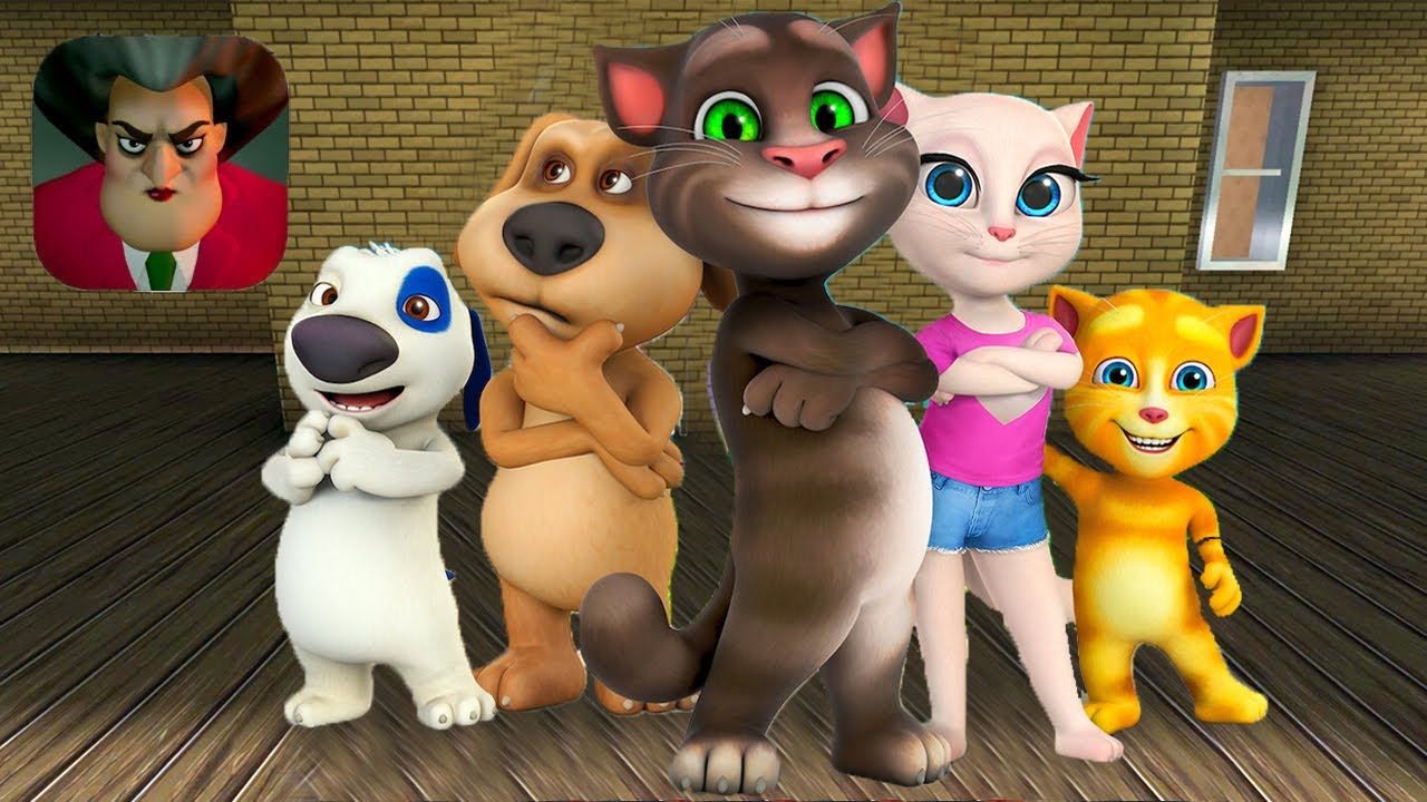 Scary Teacher 3D My Talking Tom New Update - Tom Chapter 1 Part 1 (IOS ANDROID)