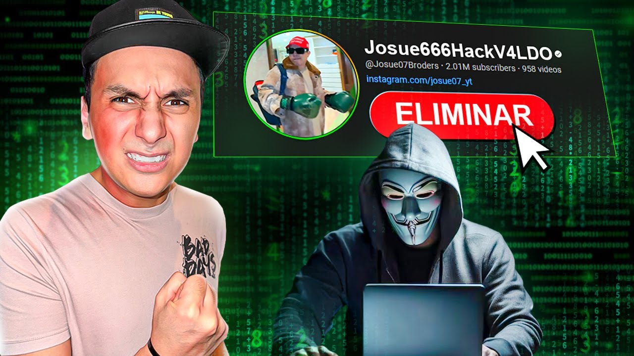 LE HACKEARON EL CANAL A JOSUE07 CON 2 MILLONES DE SUBS 😭 *Mi venganza*