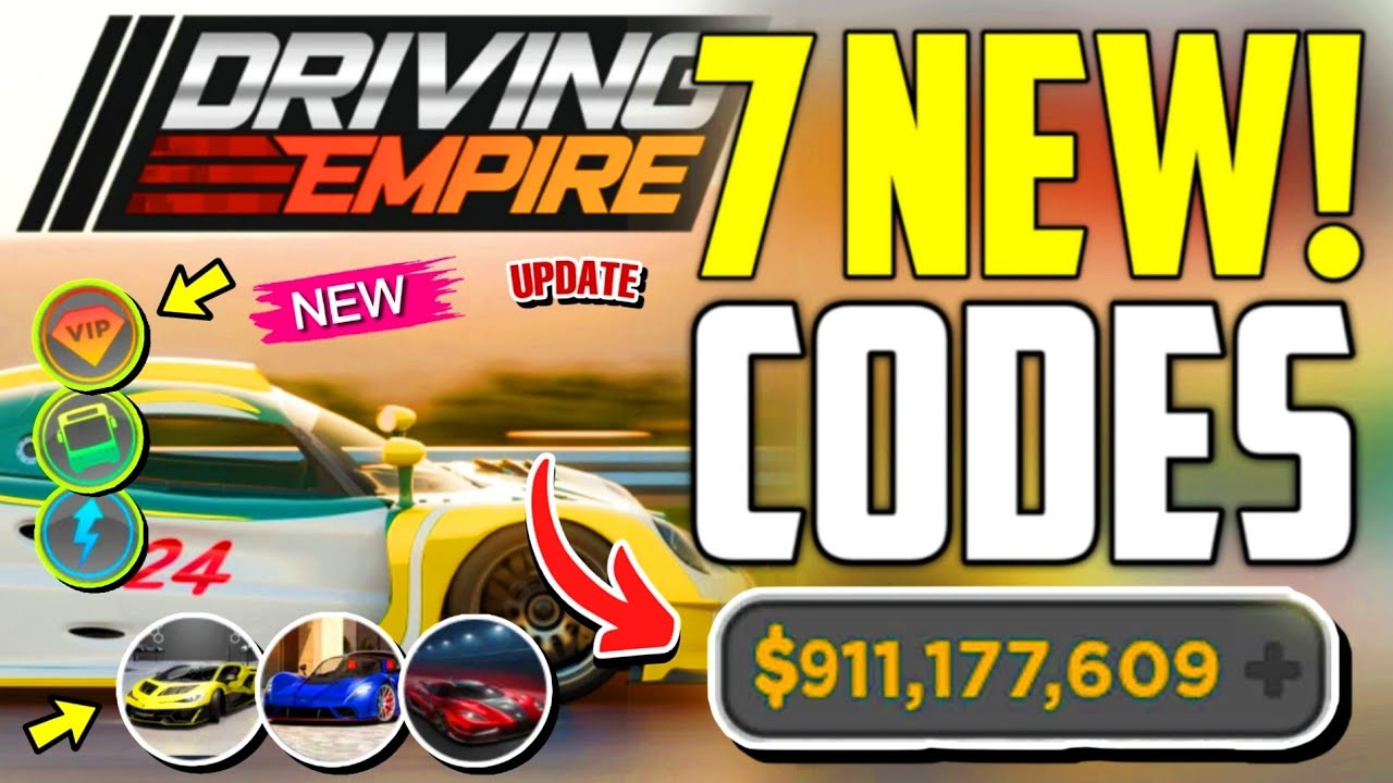 ⚠️Valentines!⚡[CODES]⚠️DRIVING EMPIRE ROBLOX REDEEM CODES 2026 - DRIVING EMPIRE CODES