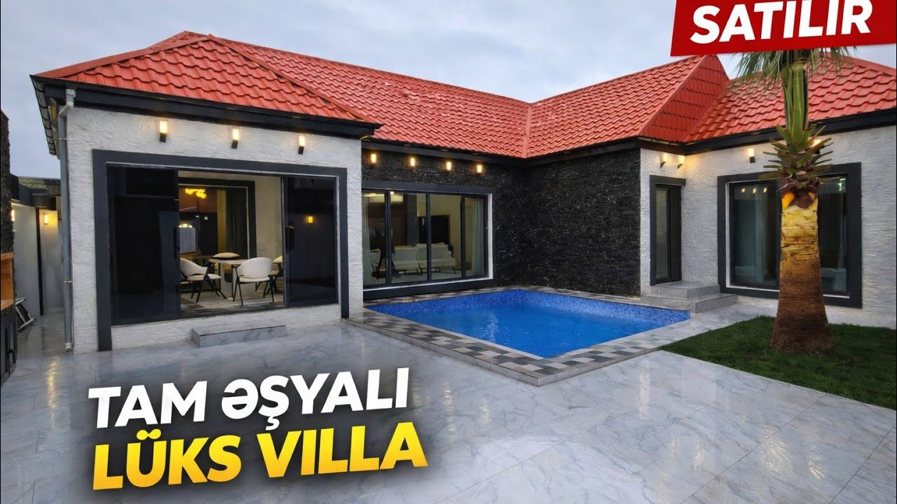 Tam əşyalı, çox zövqlü bir bağ evi -Şüvəlan (N°730) 