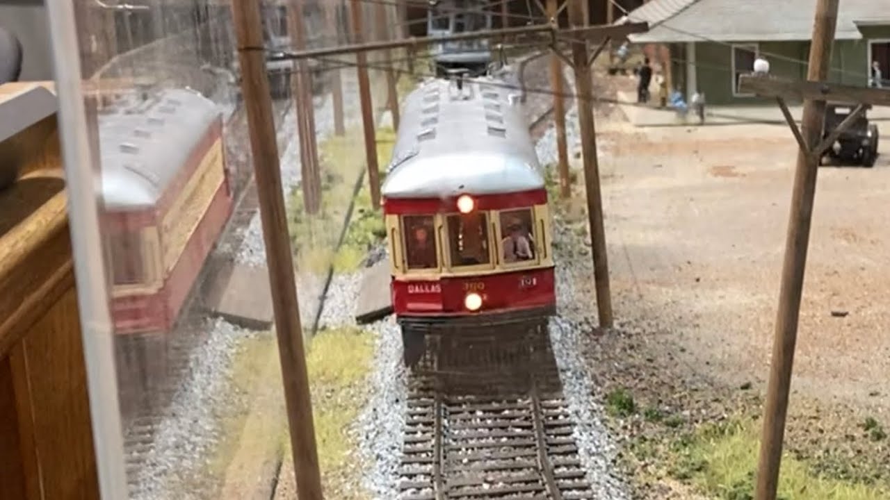 Model Train Display at the Interurban Railway Museum (December 9, 2021)