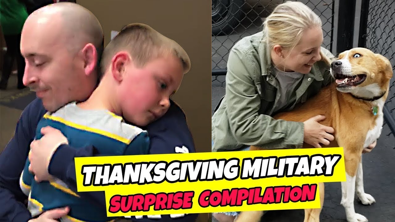 Thanksgiving military surprise compilation 😍😍 || WooGlobe