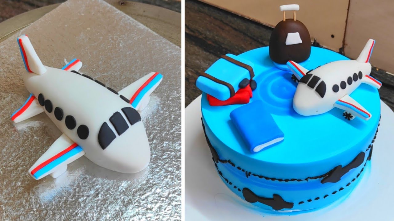 Jahaj Cake | Aeroplane Cake Recipe | Aeroplane Cake Design | Flight Cake Design
