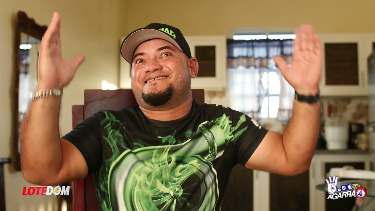 Nuestro ganador del AGARRA 4 de LOTEDOM, el se&ntilde;or Jos&eacute; Alexander Rodriguez Sosa, ganador de 25 mm
