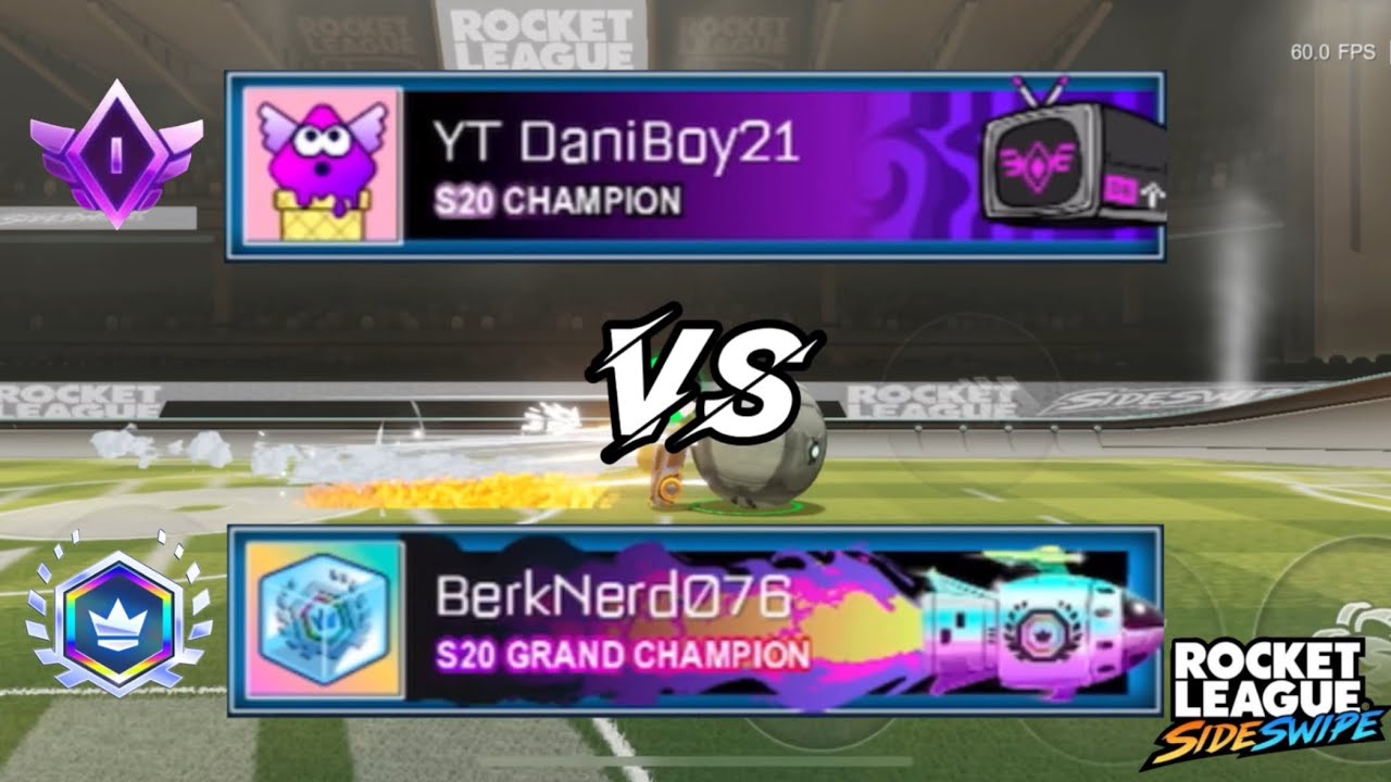 I challenged a GC to a 1v1 in Rocket League Sideswipe