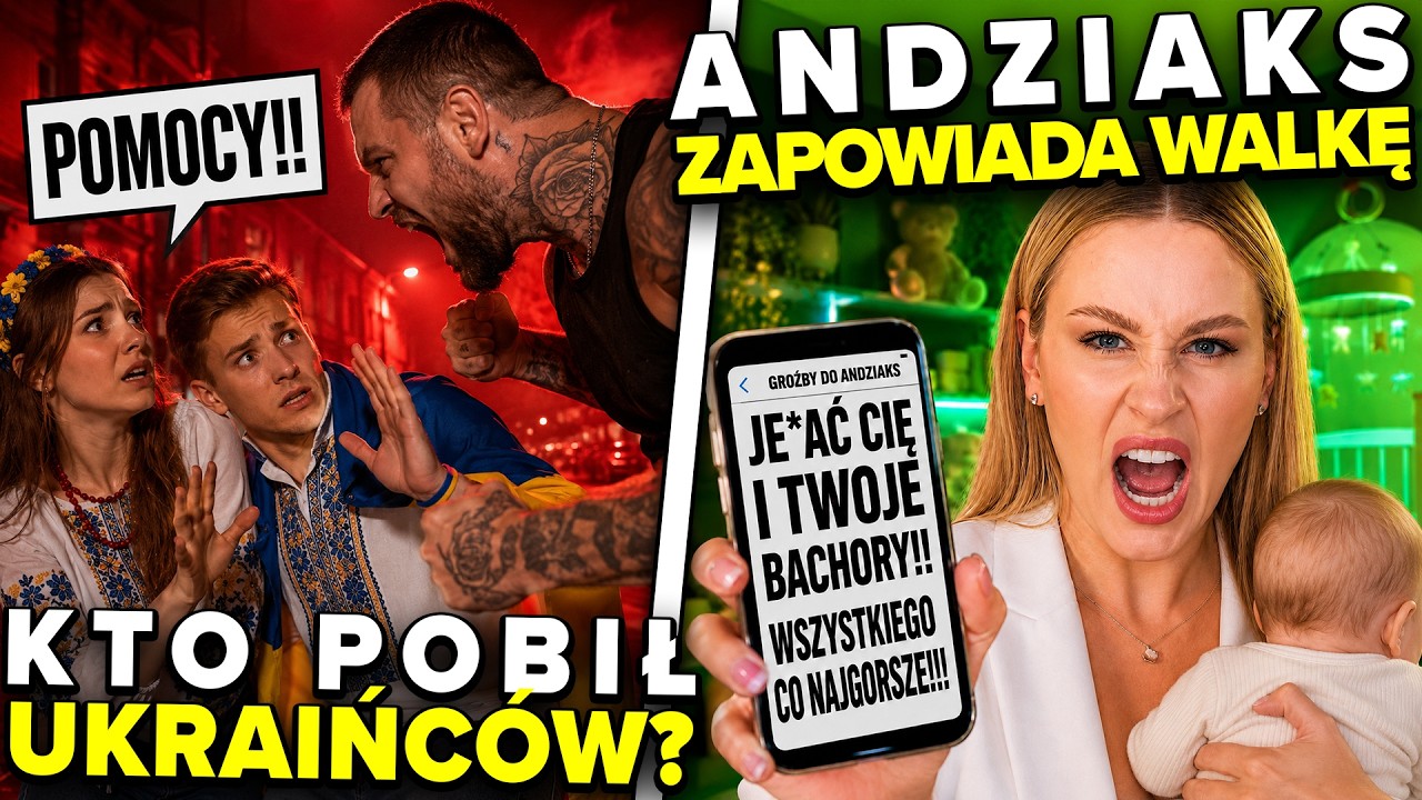 ANDZIAKS ZACZYNA WALKĘ Z WANDALAMI (WARDĘGA, PRZEMEK PRO, AJ, KORWIN, UKRAIŃCY)
