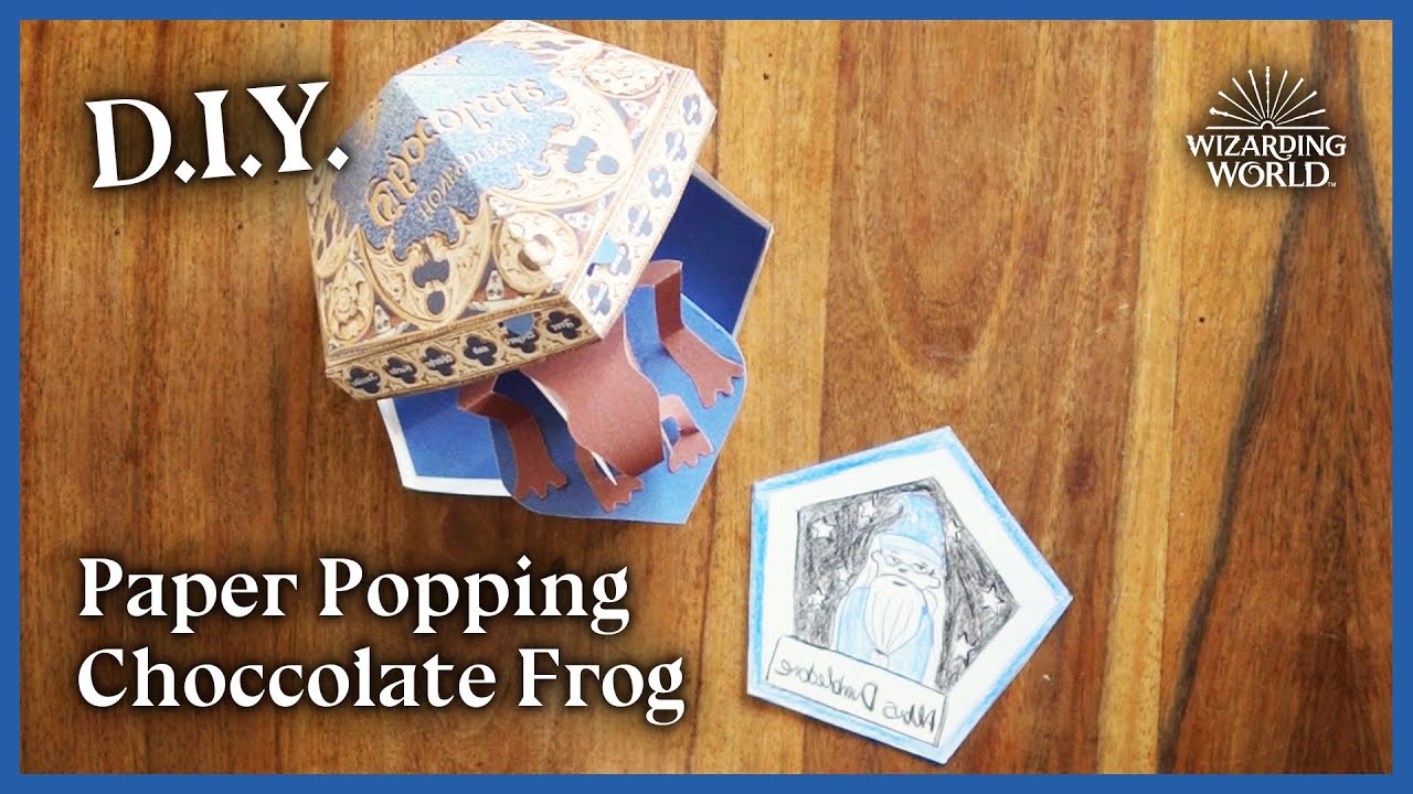 Craft a Paper Popping Chocolate Frog | Make It Magic