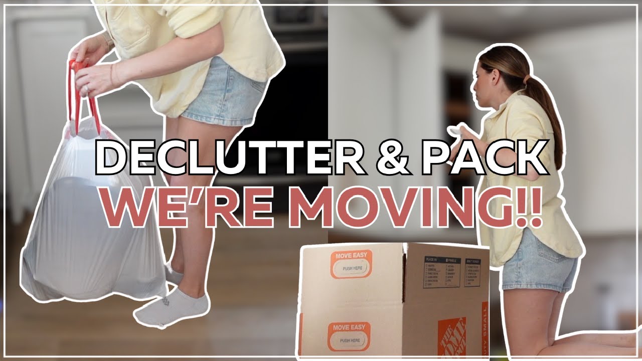 WE'RE MOVING! *FRESH START* THROW THINGS OUT & PACK WITH ME 2025 / Decluttering & Organizing