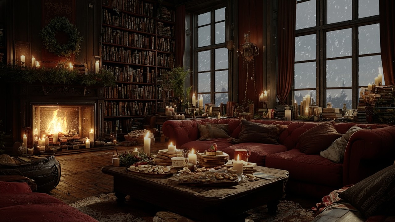 Slow Piano in the Winter Glow ❄️ A Gentle Breathing Atmosphere for Focus and Clear Thinking