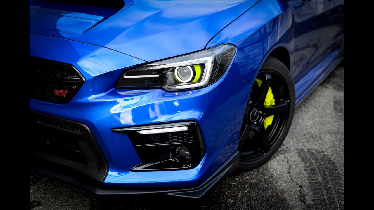 2018+ STi - Custom Headlights - Diode Dynamics Strips, Halos, + C-Light & Profile Prism Demon Eyes