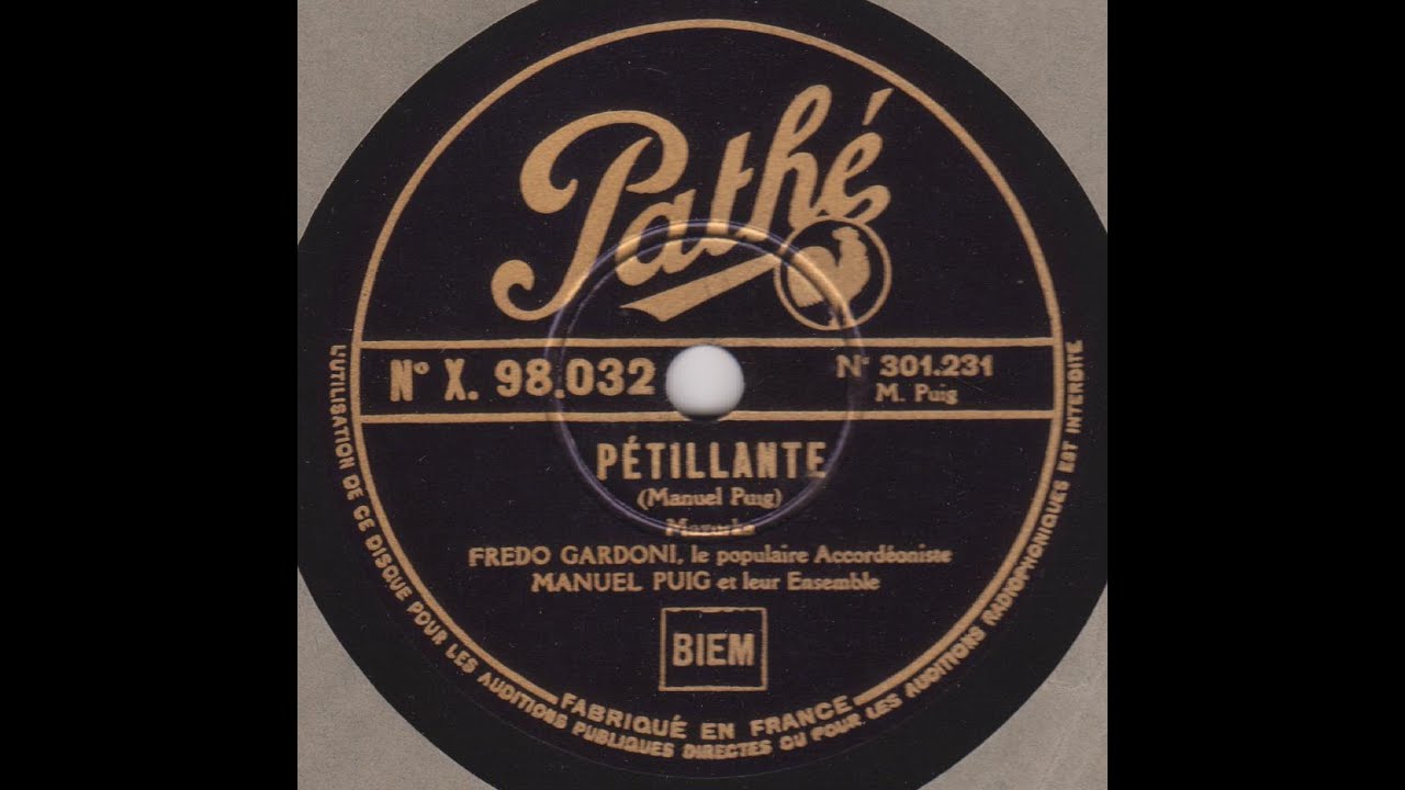 Fredo Gardoni et Manuel Puig   
