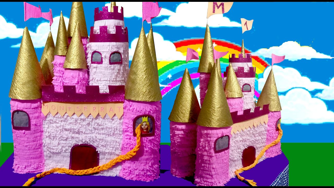 PIÑATA CASTILLO PRINCESA / CASTLE PRINCESS PINATA, decoración final
