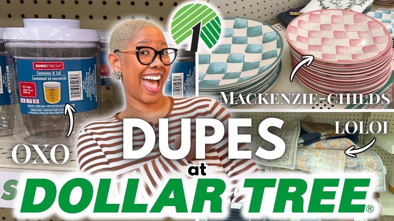 Новые копии дизайнерской одежды из Dollar Tree, которые появятся в 2026 году и будут распроданы м...
