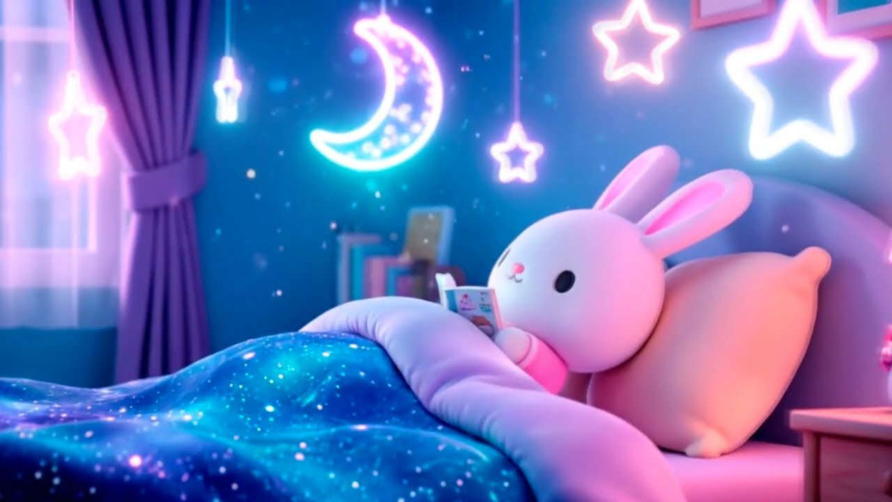 Gentle Sleep Music for Kids 🌙 Bunny's Cozy Bedtime Lullaby | Little Ventura (1 Hour)