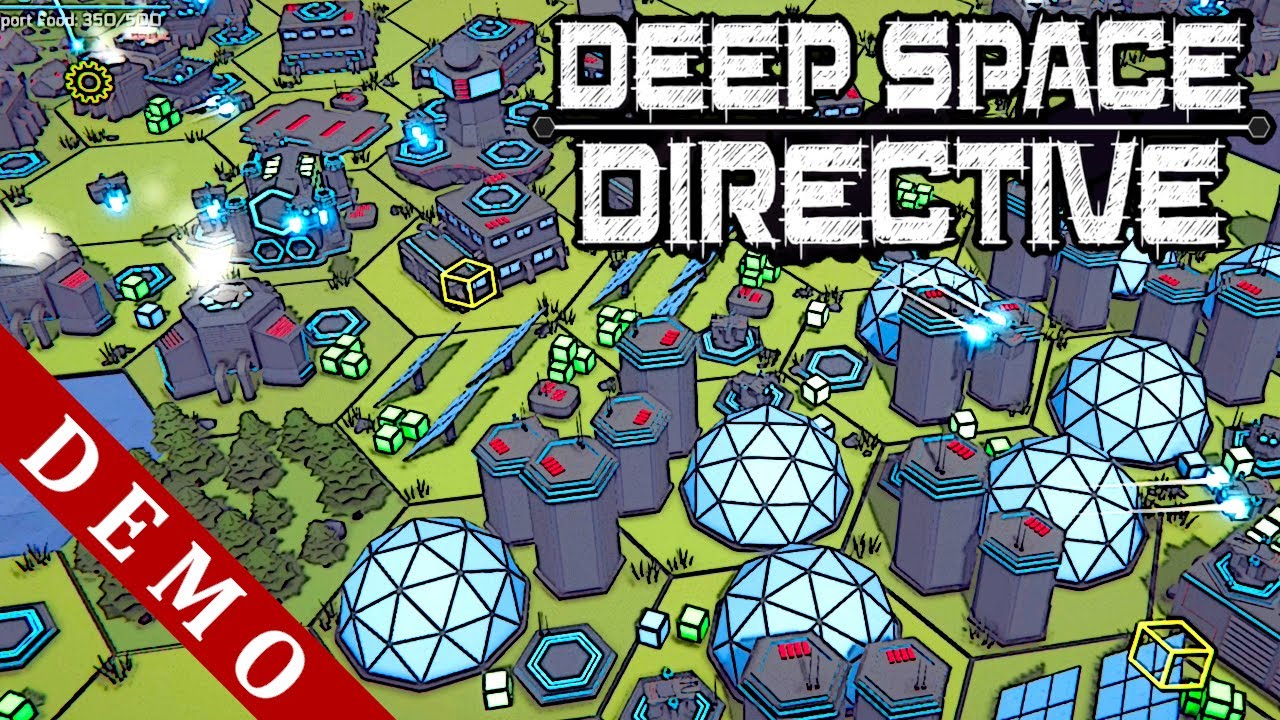Real-Time Resource Management Colony Builder Strategy! (with Towers!) | Deep Space Directive (demo)