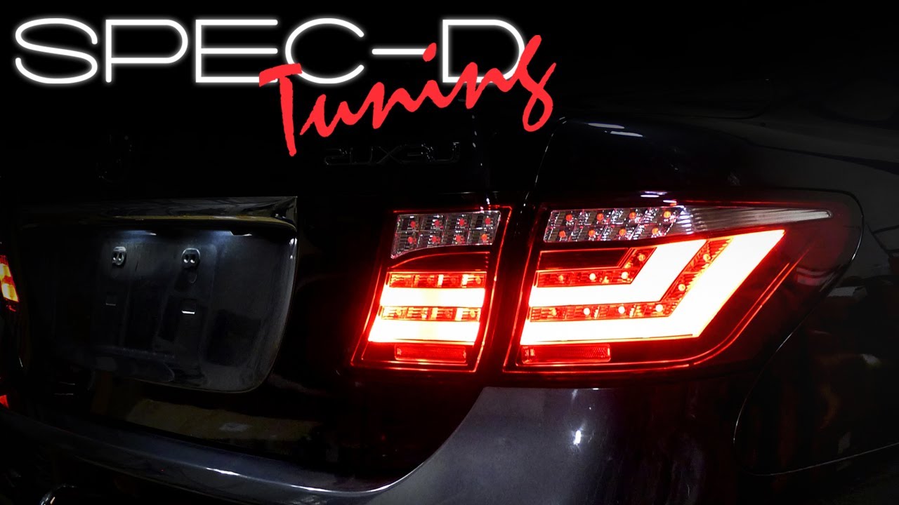 SPECDTUNING INSTALLATION VIDEO: 2006 - 2009 LEXUS LS460 LED TAIL LIGHTS